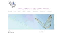 Desktop Screenshot of bluebutterflyspirit.com